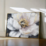 Floral 794 Canvas Art 60 x 40 cm / Black