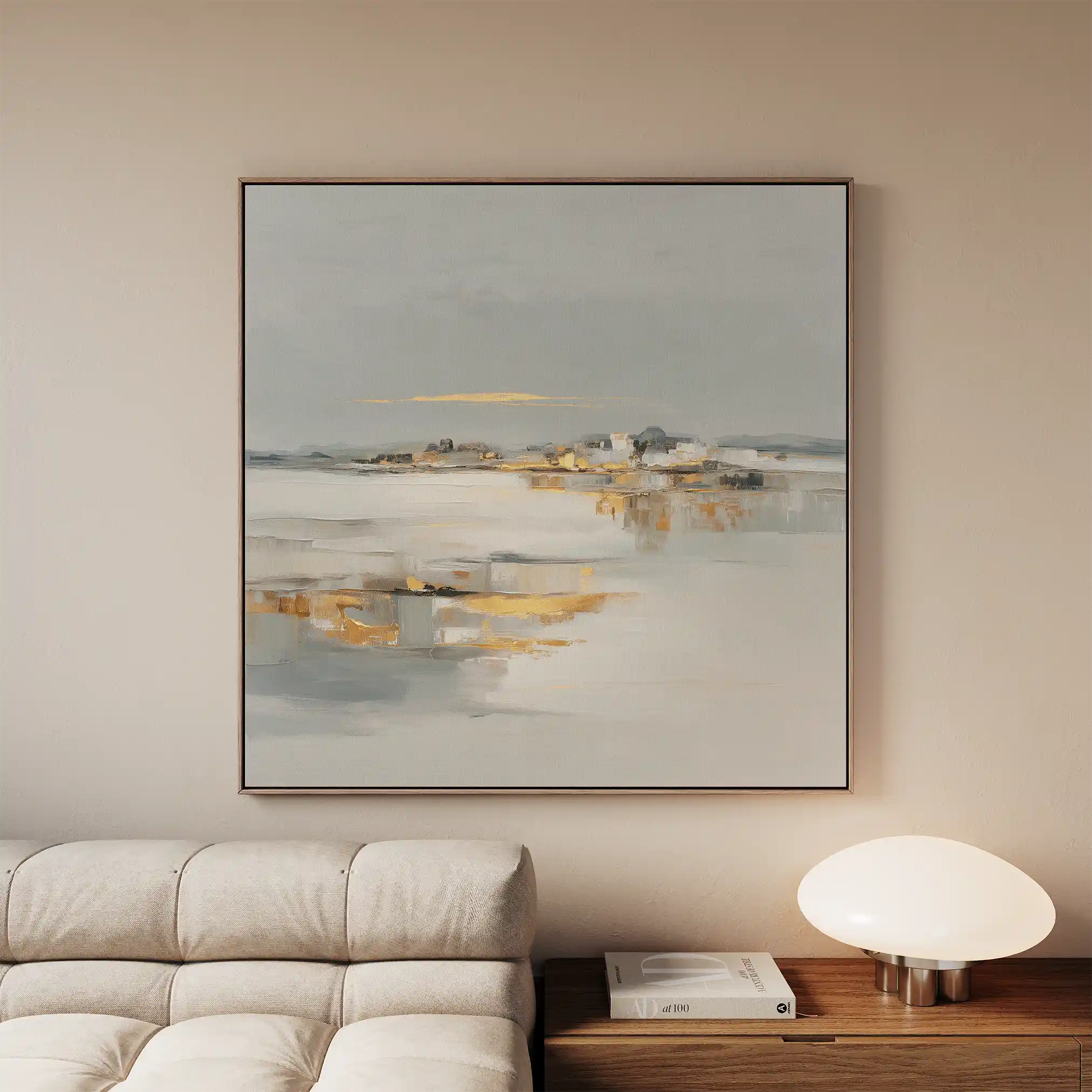 Abstract 795 Canvas Art 60 x 60 cm / Black