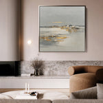 Abstract 795 Canvas Art 60 x 60 cm / Black