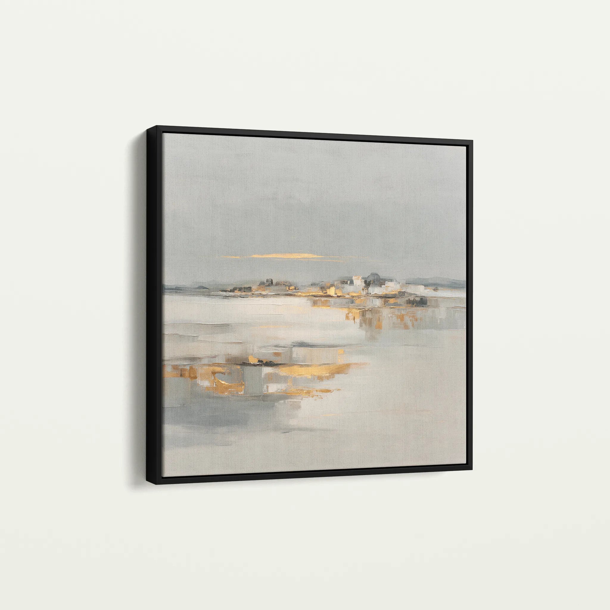 Abstract 795 Canvas Art 60 x 60 cm / Black