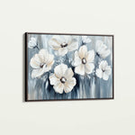 Floral 795 Canvas Art 60 x 40 cm / Black