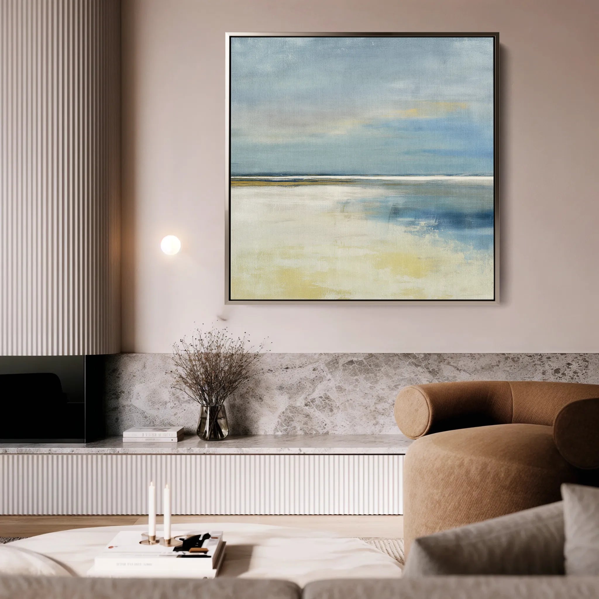 Abstract 796 Canvas Art 60 x 60 cm / Black
