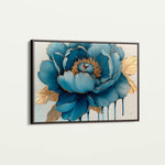 Floral 796 Canvas Art 60 x 40 cm / Black