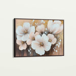 Floral 797 Canvas Art 60 x 40 cm / Black