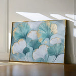 Floral 798 Canvas Art 60 x 40 cm / Black