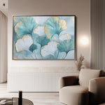 Floral 798 Canvas Art 60 x 40 cm / Black