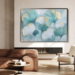 Floral 798 Canvas Art 60 x 40 cm / Black