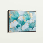 Floral 798 Canvas Art 60 x 40 cm / Black