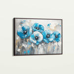 Floral 799 Canvas Art 60 x 40 cm / Black