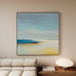 Abstract 801 Canvas Art 60 x 60 cm / Black
