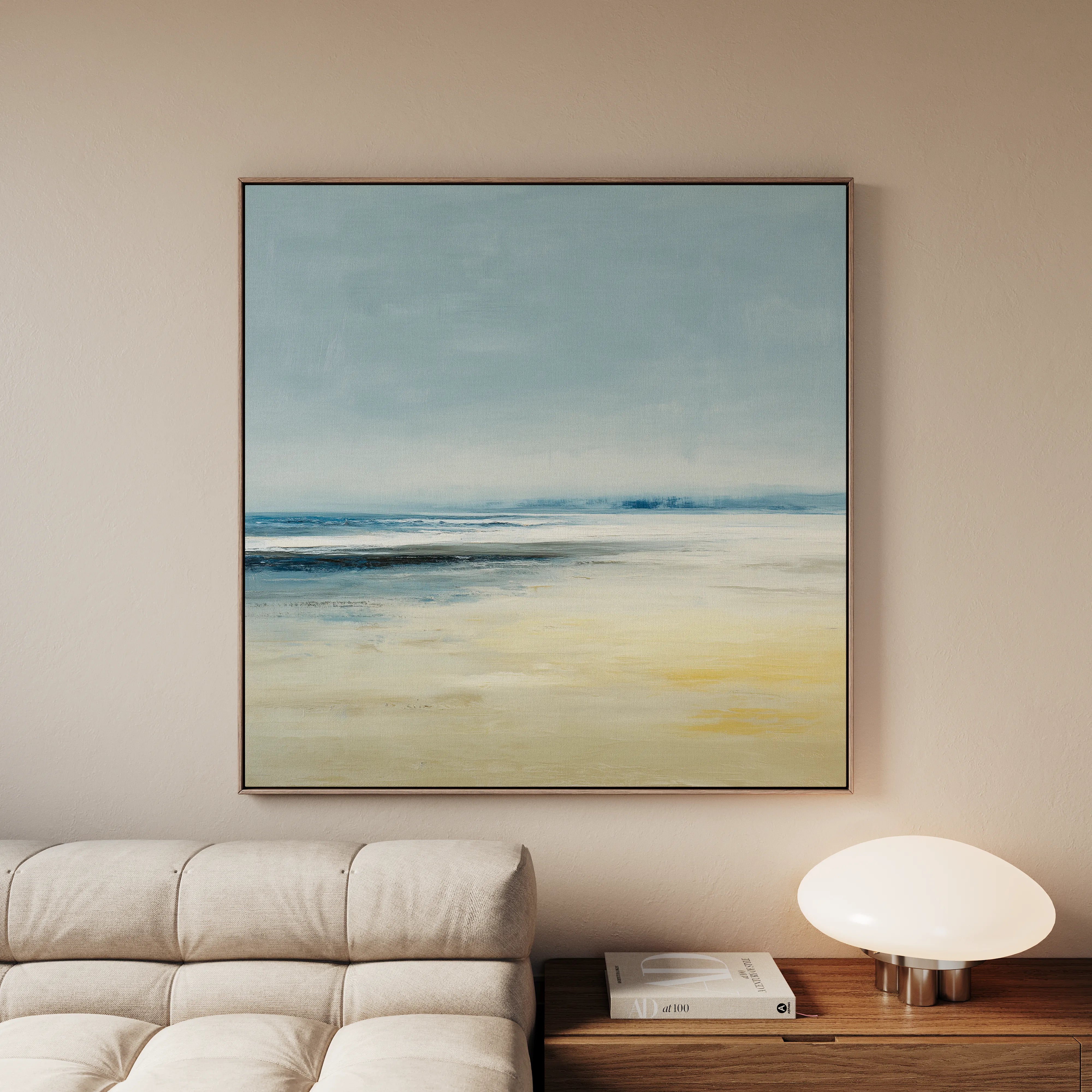 Abstract 802 Canvas Art 60 x 60 cm / Black