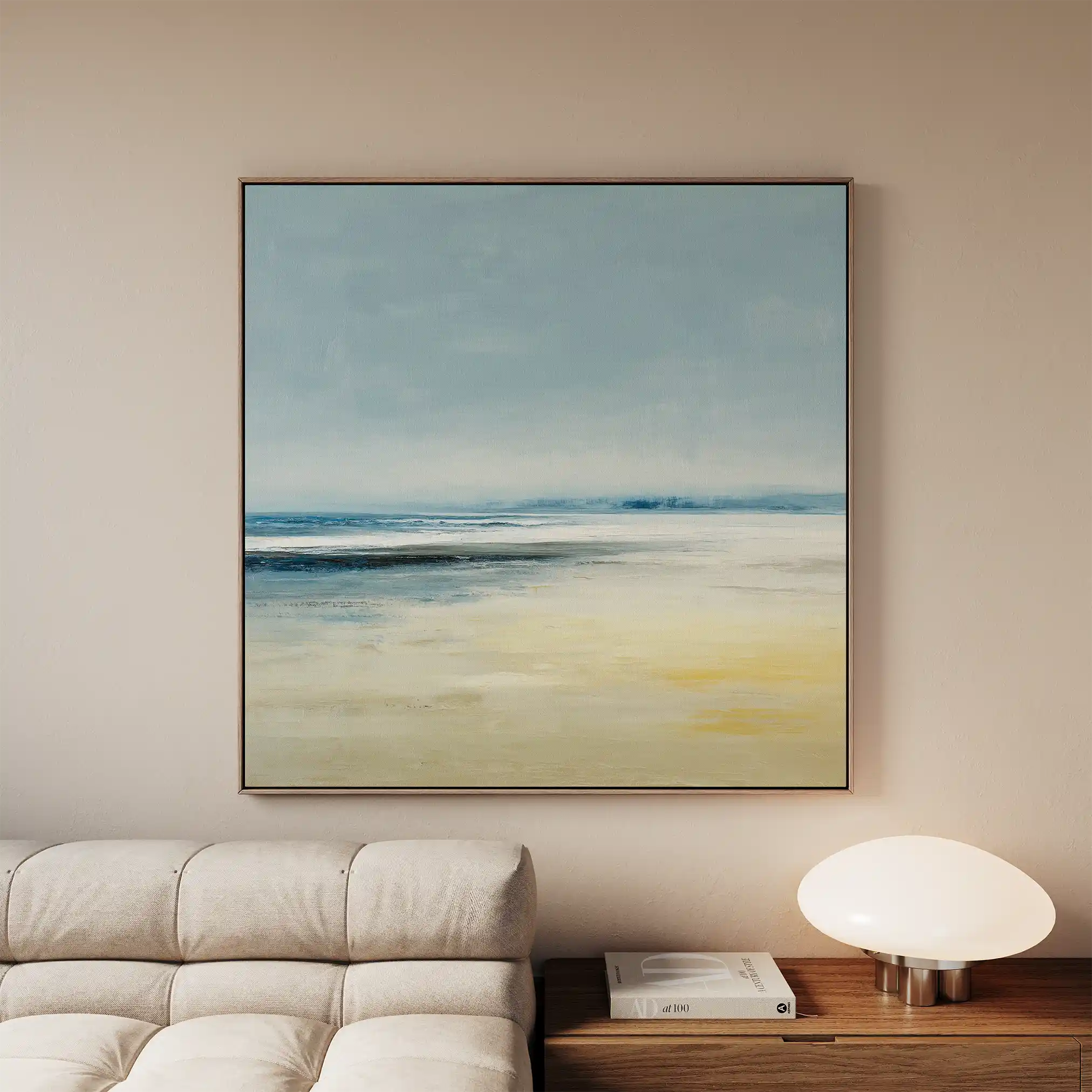 Abstract 802 Canvas Art 60 x 60 cm / Black