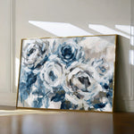 Floral 802 Canvas Art 60 x 40 cm / Black