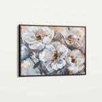 Floral 803 Canvas Art 60 x 40 cm / Black