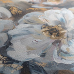 Floral 803 Canvas Art 60 x 40 cm / Black