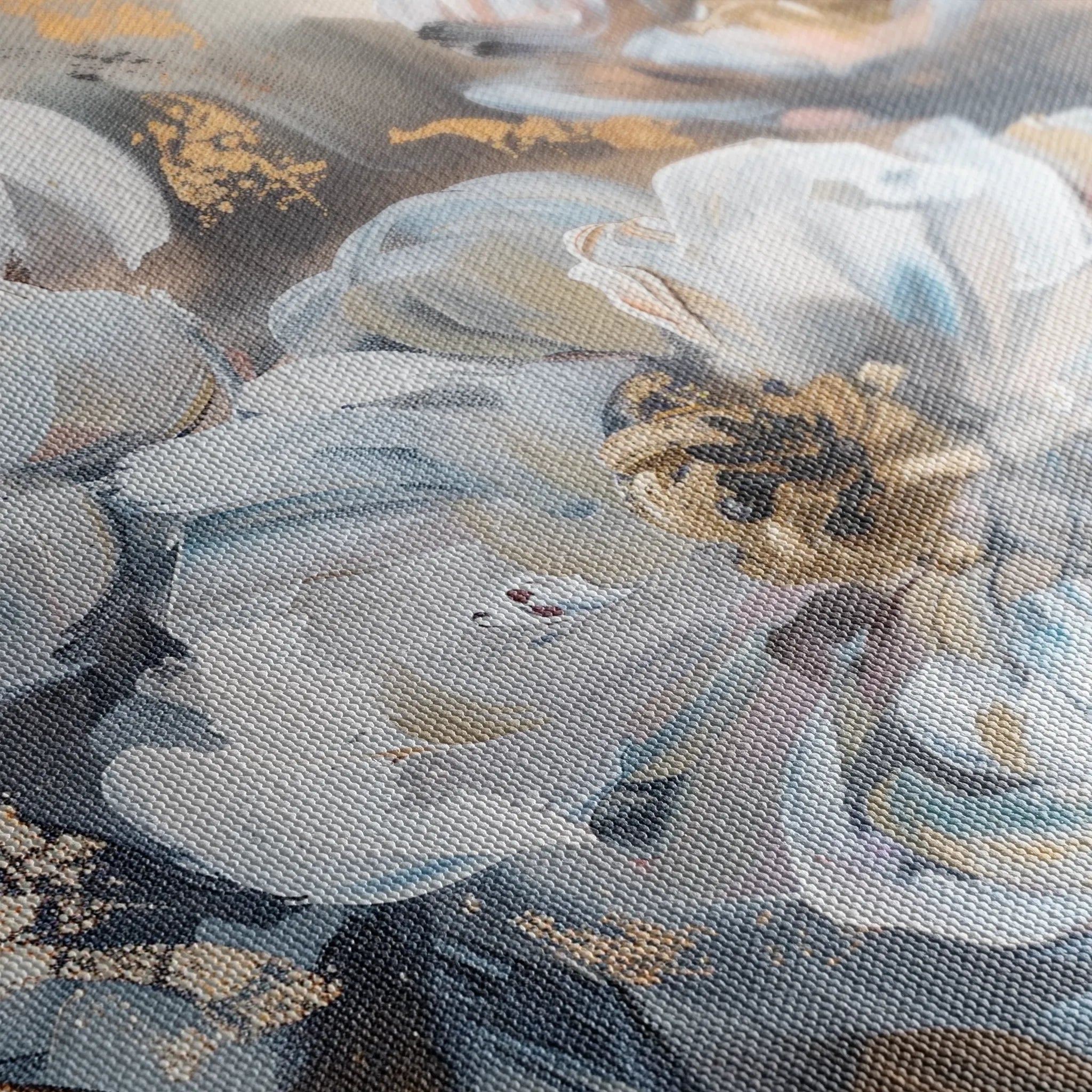 Floral 803 Canvas Art 60 x 40 cm / Black