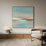 Abstract 804 Canvas Art 60 x 60 cm / Black