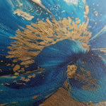 Floral 804 Canvas Art 60 x 40 cm / Black