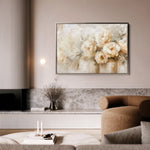 Floral 806 Canvas Art 60 x 40 cm / Black