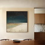 Abstract 808 Canvas Art 60 x 60 cm / Black