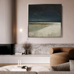 Abstract 808 Canvas Art 60 x 60 cm / Black