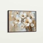 Floral 808 Canvas Art 60 x 40 cm / Black