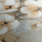 Floral 808 Canvas Art 60 x 40 cm / Black