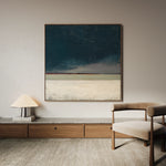 Abstract 809 Canvas Art 60 x 60 cm / Black