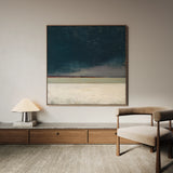 Abstract 809 Canvas Art 60 x 60 cm / Black