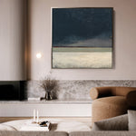 Abstract 809 Canvas Art 60 x 60 cm / Black
