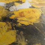 Floral 809 Canvas Art 60 x 40 cm / Black