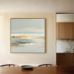 Abstract 810 Canvas Art 60 x 60 cm / Black