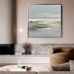 Abstract 810 Canvas Art 60 x 60 cm / Black
