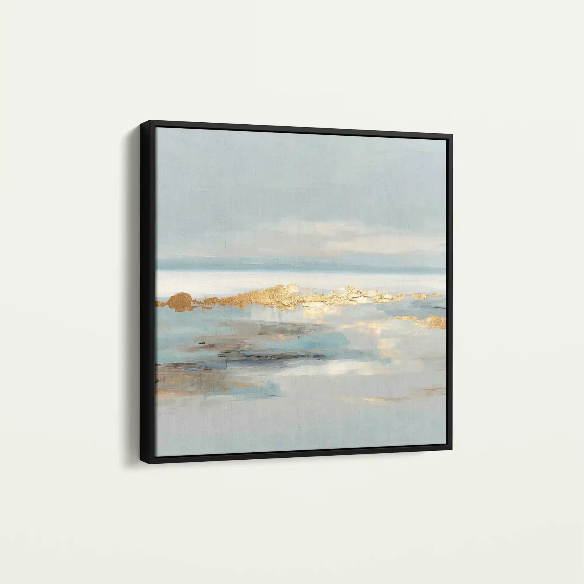 Abstract 810 Canvas Art 60 x 60 cm / Black