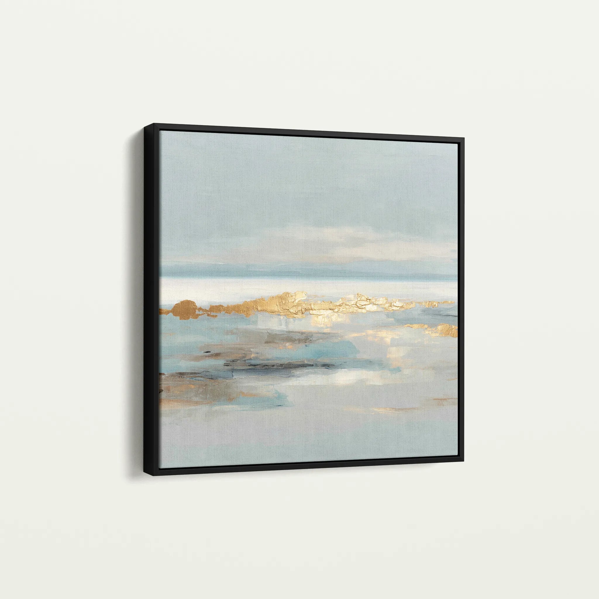 Abstract 810 Canvas Art 60 x 60 cm / Black
