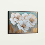 Floral 810 Canvas Art 60 x 40 cm / Black