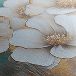 Floral 810 Canvas Art 60 x 40 cm / Black