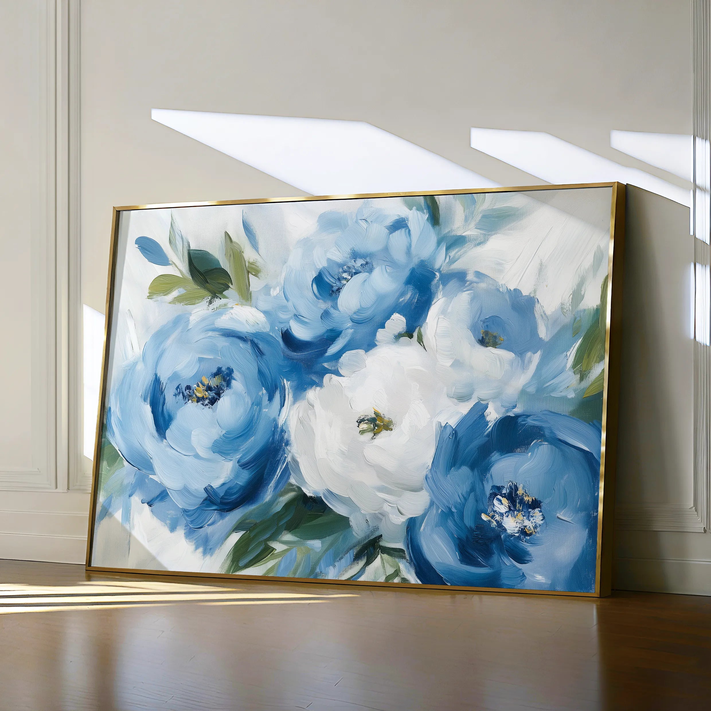 Floral 811 Canvas Art 60 x 40 cm / Black