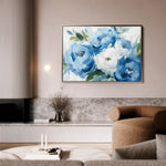 Floral 811 Canvas Art 60 x 40 cm / Black