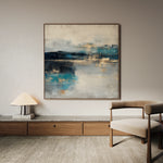 Abstract 812 Canvas Art 60 x 60 cm / Black