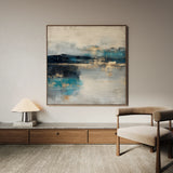 Abstract 812 Canvas Art 60 x 60 cm / Black