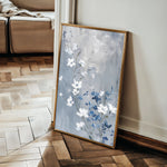 Floral 812 Canvas Art 60 x 40 cm / Black