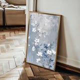 Floral 812 Canvas Art 60 x 40 cm / Black