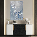 Floral 812 Canvas Art 60 x 40 cm / Black