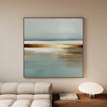 Abstract 813 Canvas Art 60 x 60 cm / Black