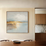 Abstract 815 Canvas Art 60 x 60 cm / Black