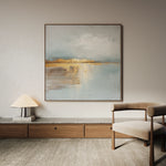 Abstract 815 Canvas Art 60 x 60 cm / Black