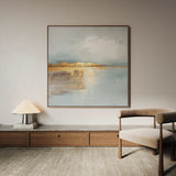 Abstract 815 Canvas Art 60 x 60 cm / Black