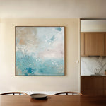 Abstract 816 Canvas Art 60 x 60 cm / Black