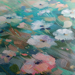 Floral 816 Canvas Art 60 x 40 cm / Black